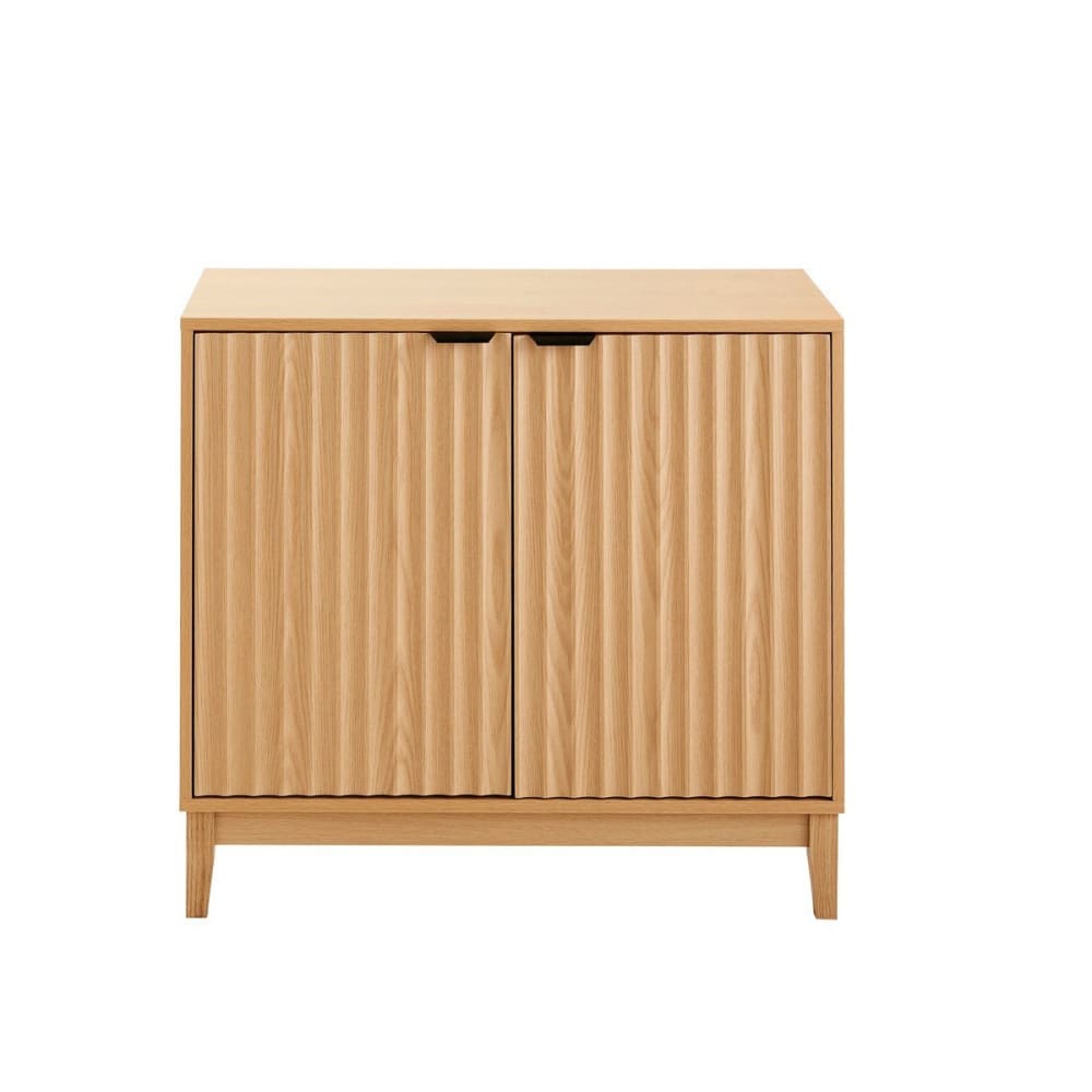 wohnli-moebel-suche-Buffet-mit-2-Tueren-L80-cm-in-heller-Holzoptik Wohnli Möbelsuche - Buffet mit 2 Türen L80 cm - in heller Holzoptik