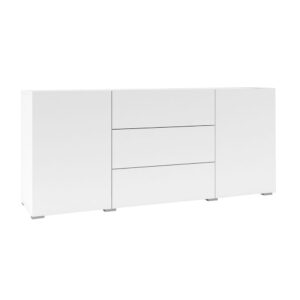 wohnli-moebel-suche-Buffet-mit-3-Schubladen-und-2-Tueren-Weiss-140cm Wohnli Möbelsuche - Buffet mit 3 Schubladen und 2 Türen