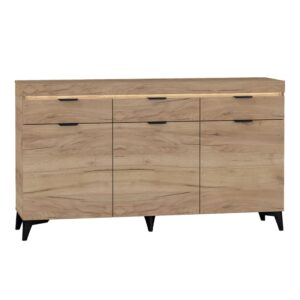 wohnli-moebel-suche-Buffet-mit-3-Schubladen-und-3-Tueren-Holzoptik-157cm Wohnli Möbelsuche - Buffet mit 3 Schubladen und 3 Türen