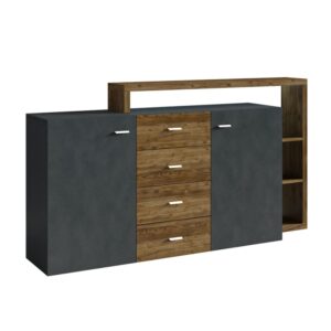 Wohnli Möbelsuche - Buffet mit 4 Schubladen und 2 Türen