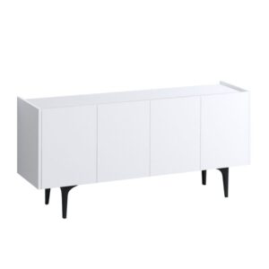 wohnli-moebel-suche-Buffet-mit-4-Tueren-weiss-L150-cm Wohnli Möbelsuche - Buffet mit 4 Türen weiß L150 cm