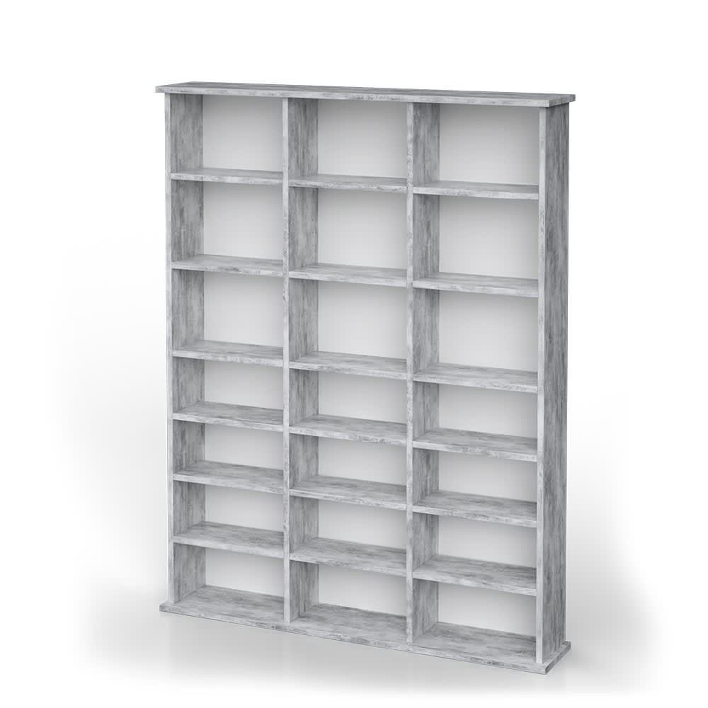 wohnli-moebel-suche-CD-Regal-Beton-105.4-x-136cm Wohnli Möbelsuche - CD Regal