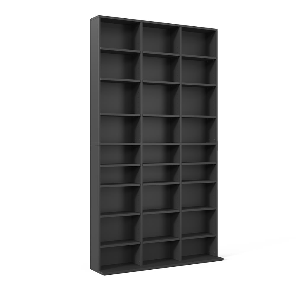wohnli-moebel-suche-CD-Regal-Schwarz-102-x-178cm Wohnli Möbelsuche - CD Regal