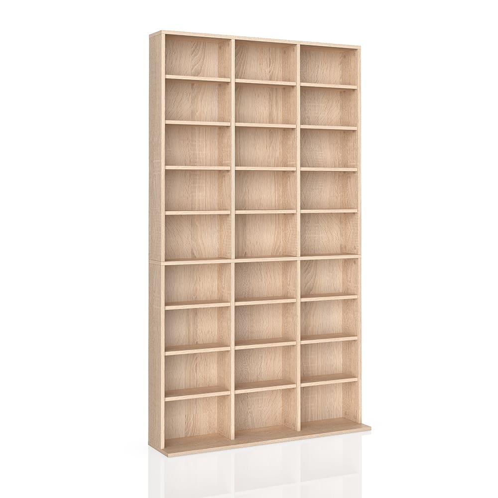 wohnli-moebel-suche-CD-Regal-Sonoma-102-x-178cm Wohnli Möbelsuche - CD Regal