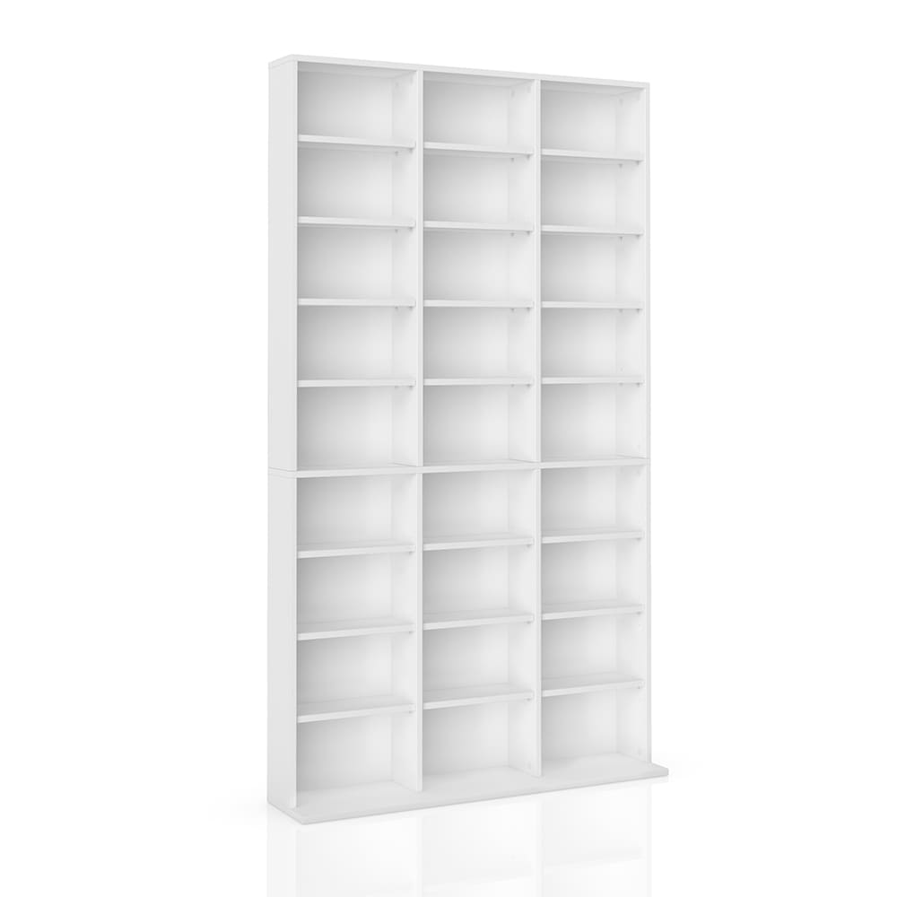 wohnli-moebel-suche-CD-Regal-Weiss-102-x-178cm Wohnli Möbelsuche - CD Regal