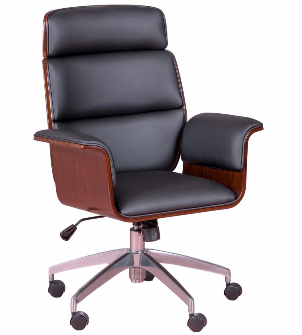 Wohnli Möbelsuche - Chefsessel aus dunklem Holz