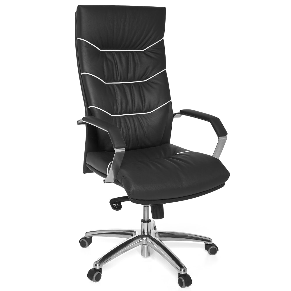 wohnli-moebel-suche-Chefsessel-hoehenverstellbar-aus-Leder-Schwarz Wohnli Möbelsuche - Chefsessel höhenverstellbar aus Leder