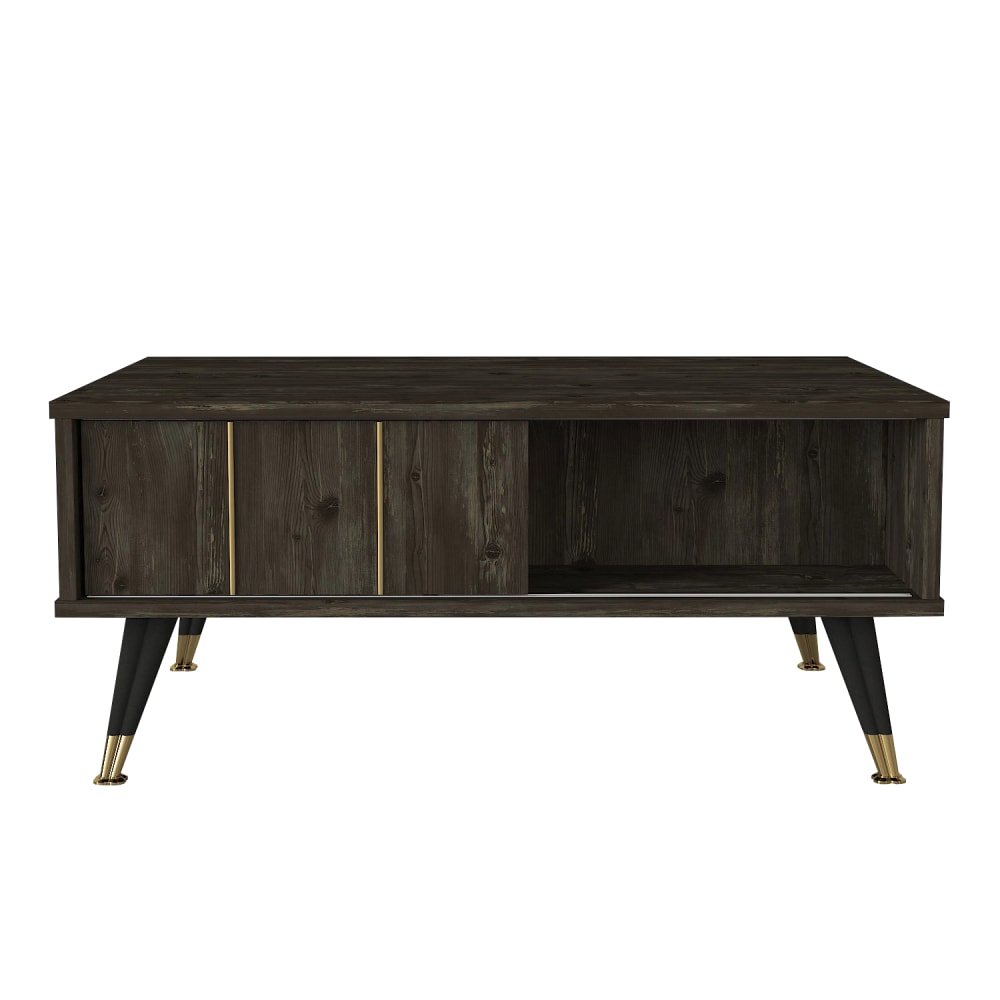 Wohnli Möbelsuche - Couchtisch Braun und Dunkelgrau