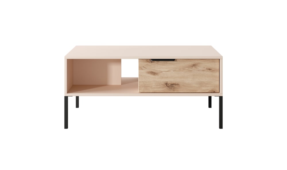 wohnli-moebel-suche-Couchtisch-Holzeffekt-Creme-und-Schwarz Wohnli Möbelsuche - Couchtisch Holzeffekt Creme und Schwarz