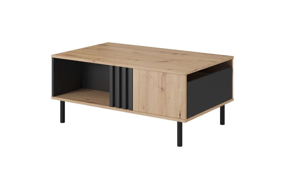 wohnli-moebel-suche-Couchtisch-Holzeffekt-Creme-und-Schwarz Wohnli Möbelsuche - Couchtisch Holzeffekt Creme und Schwarz