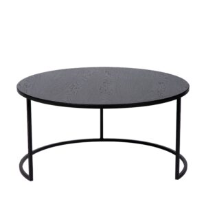 Wohnli Möbelsuche - Couchtisch Metall und Holz Schwarz