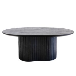 Wohnli Möbelsuche - Couchtisch Oval 90cm aus Mangoholz