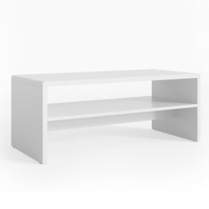 wohnli-moebel-suche-Couchtisch-Weiss-99.6x40.1cm Wohnli Möbelsuche - Couchtisch Weiß 99.6x40.1cm
