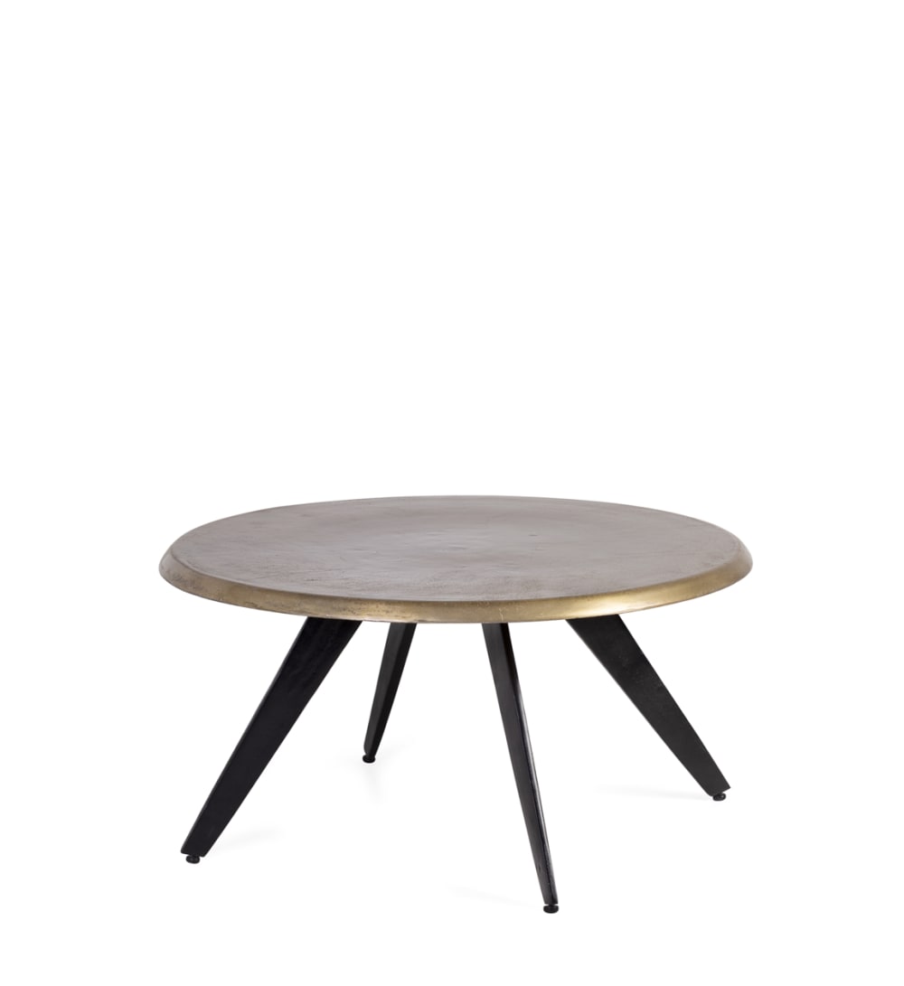 wohnli-moebel-suche-Couchtisch-aus-Aluminium-D-80-cm-bronze Wohnli Möbelsuche - Couchtisch aus Aluminium