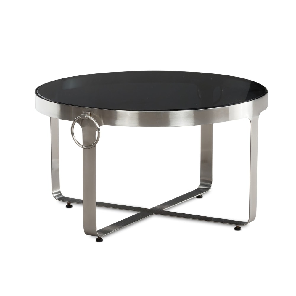 wohnli-moebel-suche-Couchtisch-aus-Glas-60-cm-Silber Wohnli Möbelsuche - Couchtisch aus Glas