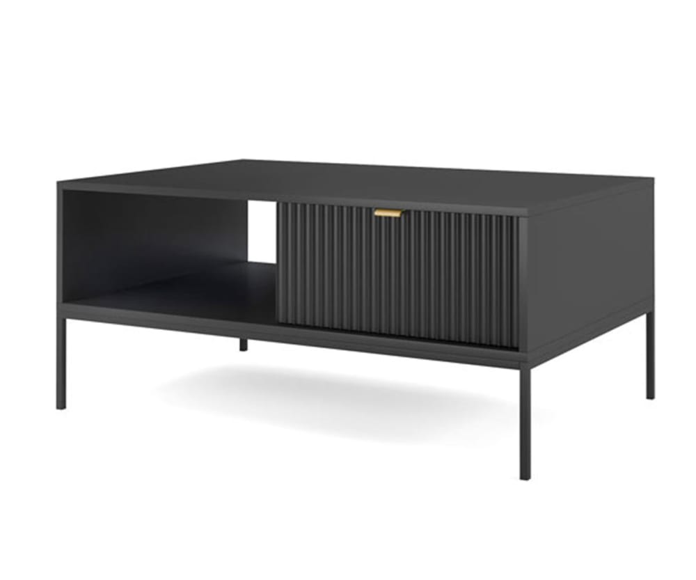 wohnli-moebel-suche-Couchtisch-aus-Holz-104x68x46cm-Schwarz Wohnli Möbelsuche - Couchtisch aus Holz