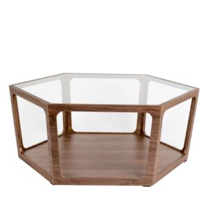 Wohnli Möbelsuche - Couchtisch aus Holz und Glas