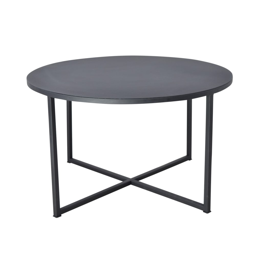 wohnli-moebel-suche-Couchtisch-aus-Metall-36x60x60-cm-Schwarz Wohnli Möbelsuche - Couchtisch aus Metall