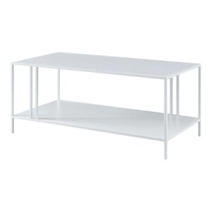 wohnli-moebel-suche-Couchtisch-aus-Metall-47-x-110-x-55-cm-in-Weiss Wohnli Möbelsuche - Couchtisch aus Metall 47 x 110 x 55 cm
