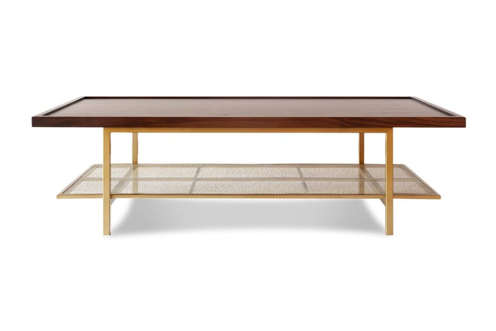 wohnli-moebel-suche-Couchtisch-aus-Metall-und-Nussbaumholz-braun Wohnli Möbelsuche - Couchtisch aus Metall und Nussbaumholz