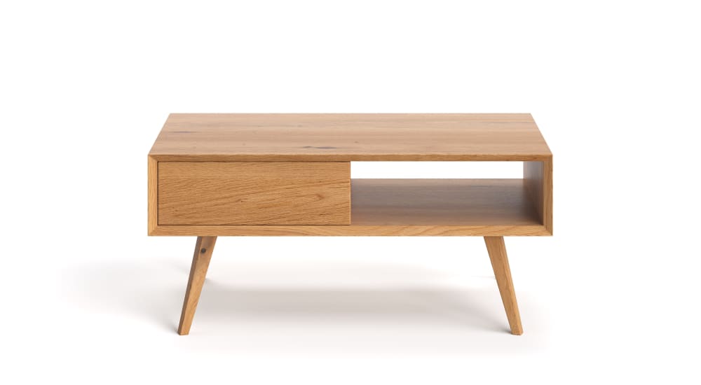 Wohnli Möbelsuche - Couchtisch aus massivem Holz 80 cm