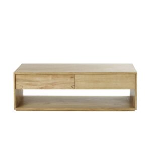 Wohnli Möbelsuche - Couchtisch aus massivem Mindi-Holz 140 cm