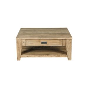 Wohnli Möbelsuche - Couchtisch aus recyceltem massivem Teakholz 100 cm