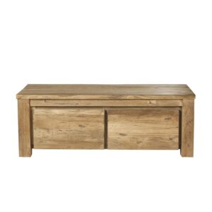 Wohnli Möbelsuche - Couchtisch aus recyceltem massivem Teakholz 120 cm