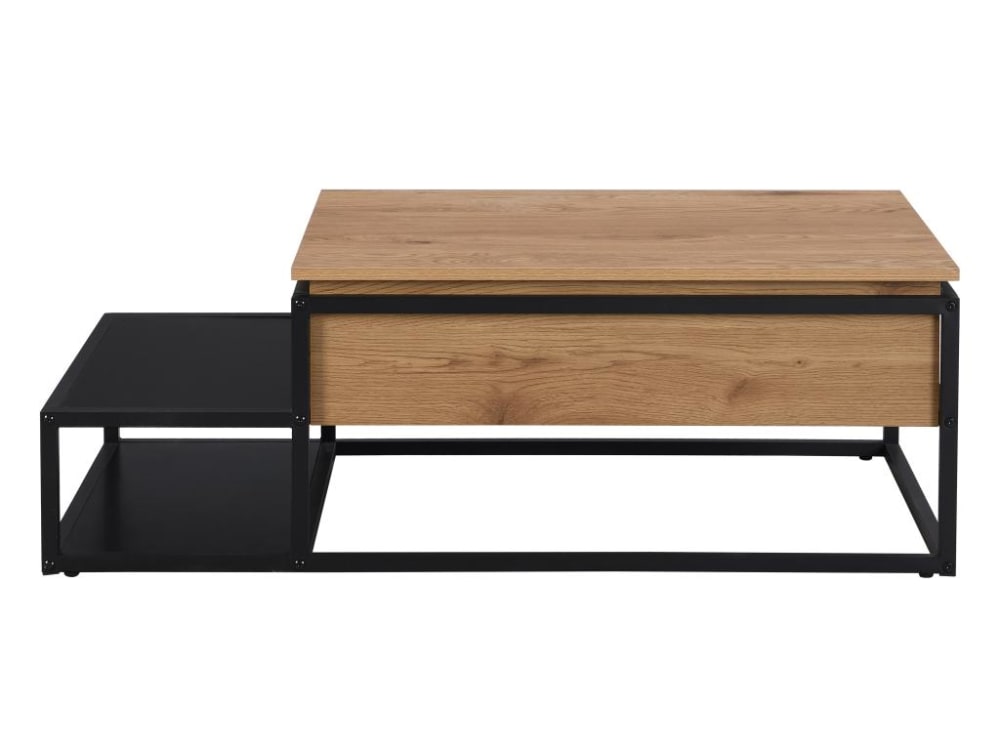 Wohnli Möbelsuche - Couchtisch höhenverstellbar in Holzoptik