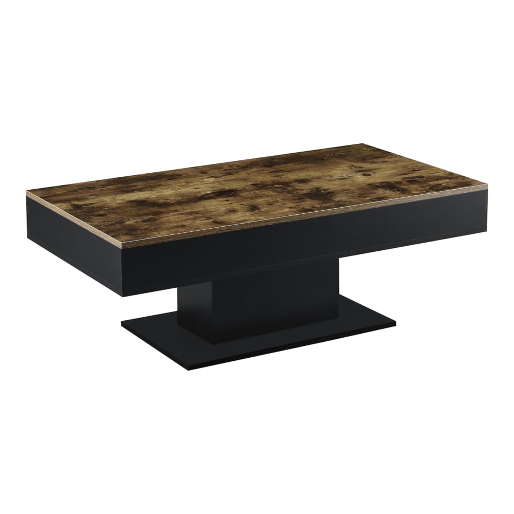 wohnli-moebel-suche-Couchtisch-in-Holzoptik-40-x-110-x-60-cm-Dunkelbraun-und-Schwarz Wohnli Möbelsuche - Couchtisch in Holzoptik 40 x 110 x 60 cm
