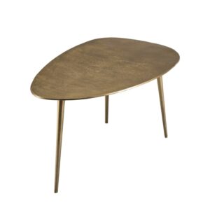 Wohnli Möbelsuche - Couchtisch in Tropfenform aus Aluminium L85