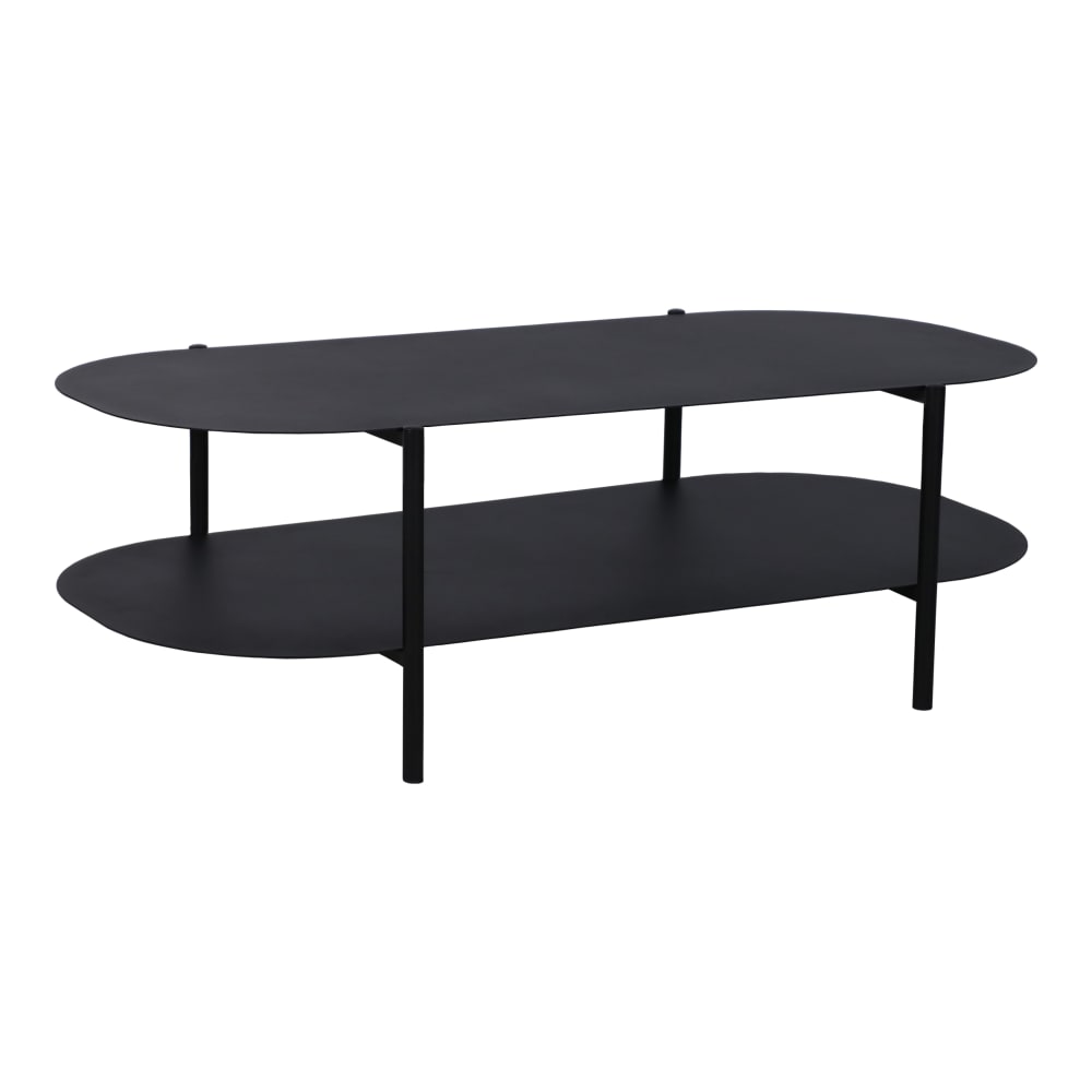wohnli-moebel-suche-Couchtisch-mit-Ablage-aus-Metall-41-x-112-x-62-cm-in-Schwarz Wohnli Möbelsuche - Couchtisch mit Ablage aus Metall 41 x 112 x 62 cm