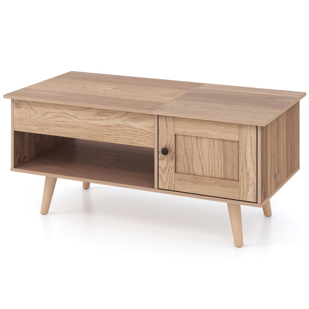 wohnli-moebel-suche-Couchtisch-mit-Hebeplatte-aus-Holzwerkstoff-100-x-50-x-60-cm-Natur Wohnli Möbelsuche - Couchtisch mit Hebeplatte aus Holzwerkstoff 100 x 50 x 60 cm