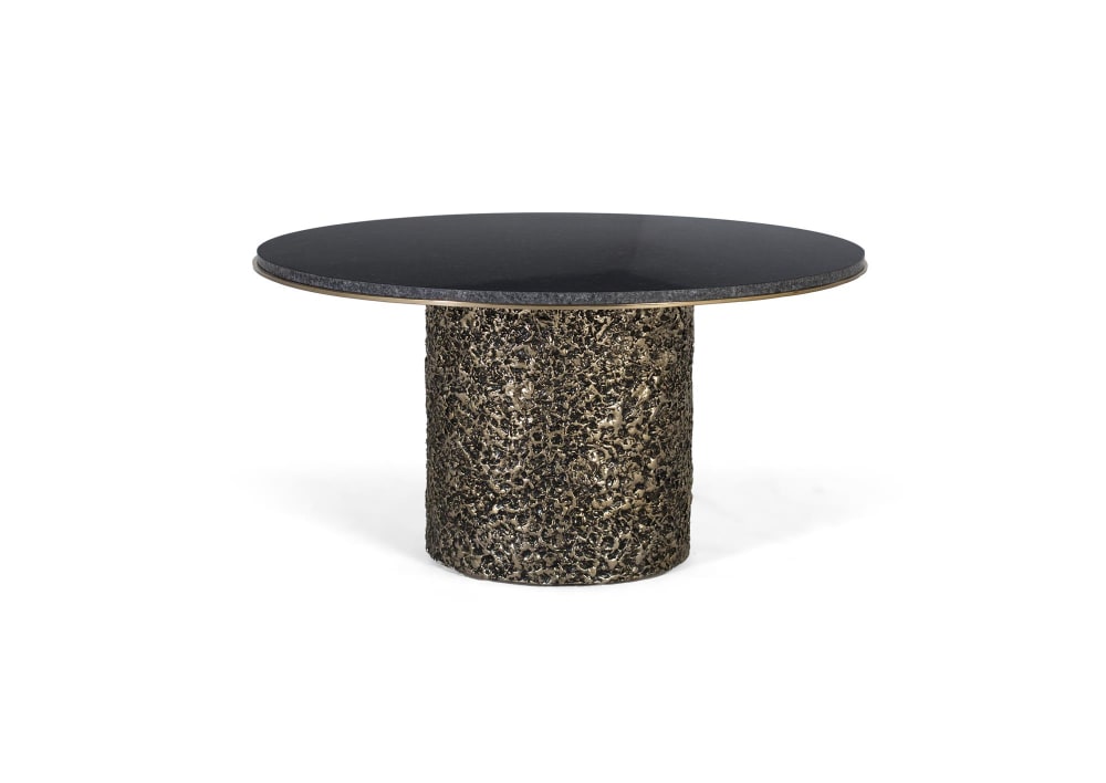 Wohnli Möbelsuche - Couchtisch mit Marmorplatte Metallgestell und raffinierter Eleganz