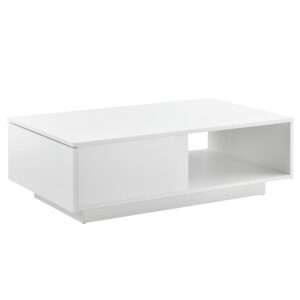 Wohnli Möbelsuche - Couchtisch mit Schublade in Holzoptik 31 x 95 x 55 cm