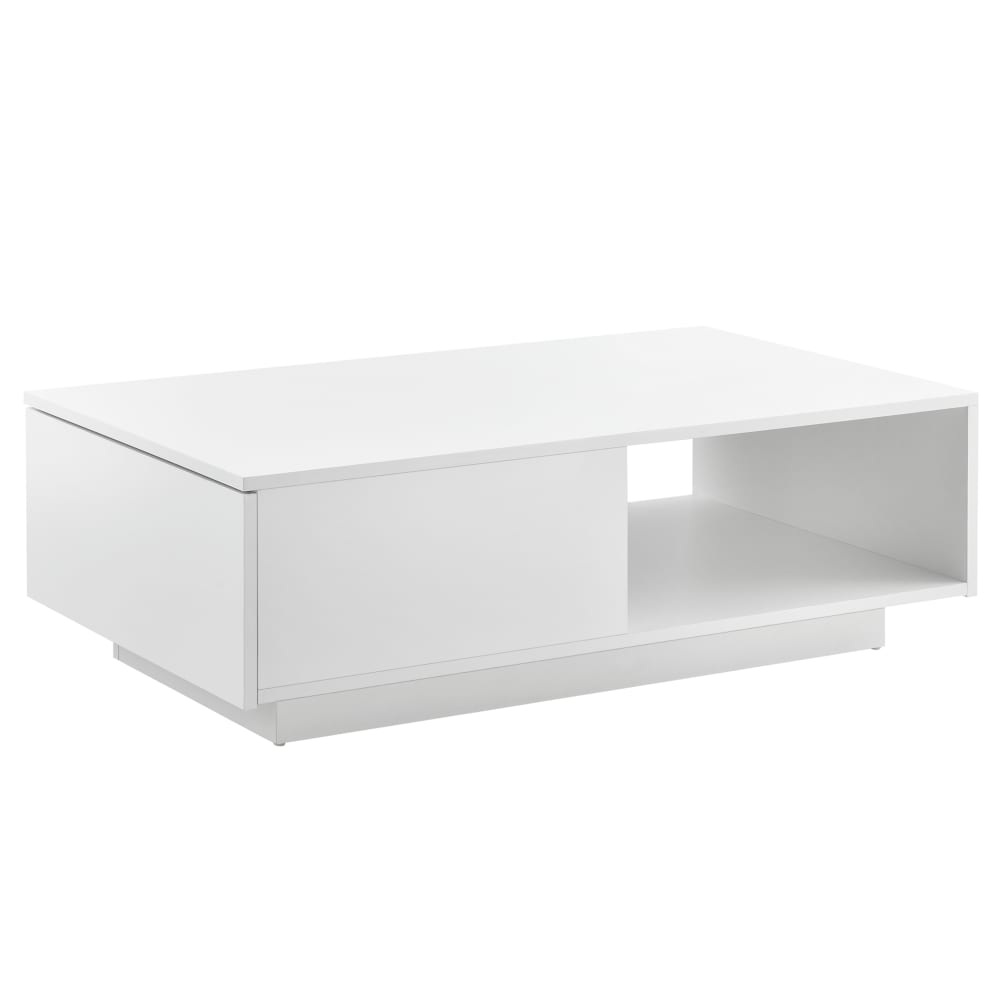 wohnli-moebel-suche-Couchtisch-mit-Schublade-in-Holzoptik-31-x-95-x-55-cm-Weiss Wohnli Möbelsuche - Couchtisch mit Schublade in Holzoptik 31 x 95 x 55 cm