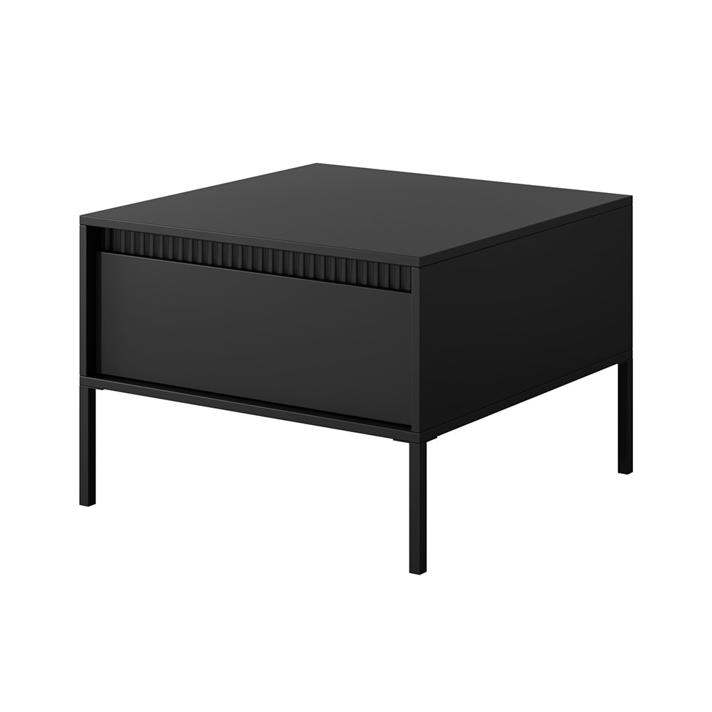 wohnli-moebel-suche-Couchtisch-mit-Schubladen-aus-MDF-68x68x49cm-schwarz Wohnli Möbelsuche - Couchtisch mit Schubladen aus MDF
