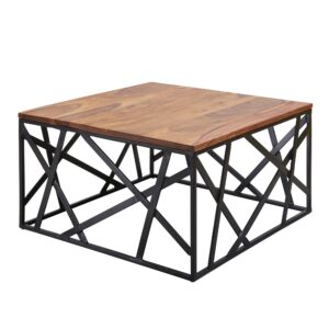 Wohnli Möbelsuche - Couchtisch mit extravagantem Gestell aus Sheesham
