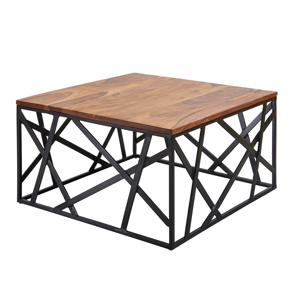 Wohnli Möbelsuche - Couchtisch mit extravagantem Gestell aus Sheesham