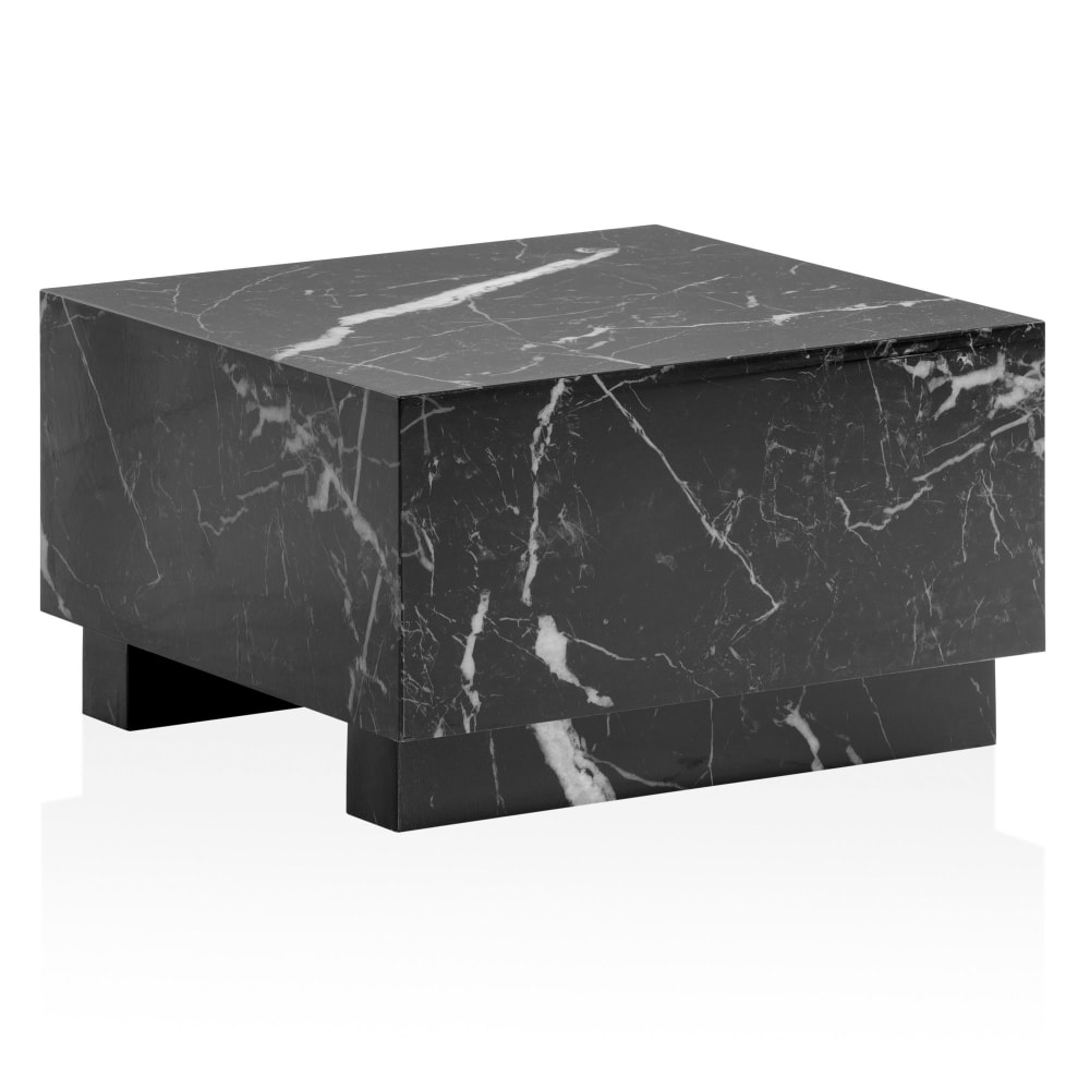 wohnli-moebel-suche-Couchtisch-quadratisch-Marmor-Optik-aus-MDF-Schwarz Wohnli Möbelsuche - Couchtisch quadratisch Marmor Optik aus MDF