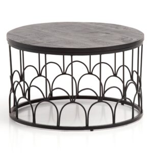 Wohnli Möbelsuche - Couchtisch rund aus Mango Massivholz