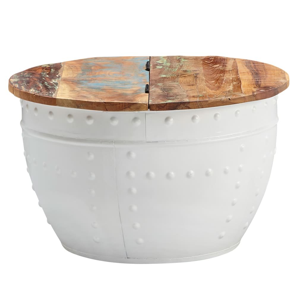 wohnli-moebel-suche-Couchtisch-rund-mit-Stauraum-aus-Metall-Weiss Wohnli Möbelsuche - Couchtisch rund mit Stauraum aus Metall Weiß