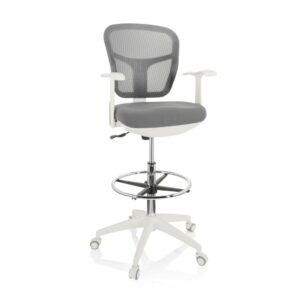 Wohnli Möbelsuche - Counterstuhl aus Stoff / Netzstoff