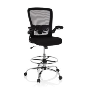 Wohnli Möbelsuche - Counterstuhl aus Stoff / Netzstoff