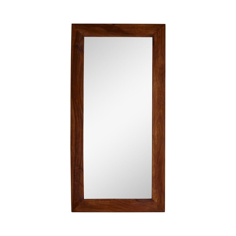 Wohnli Möbelsuche - Deko-Spiegel aus massivem Palisanderholz 100x50 cm