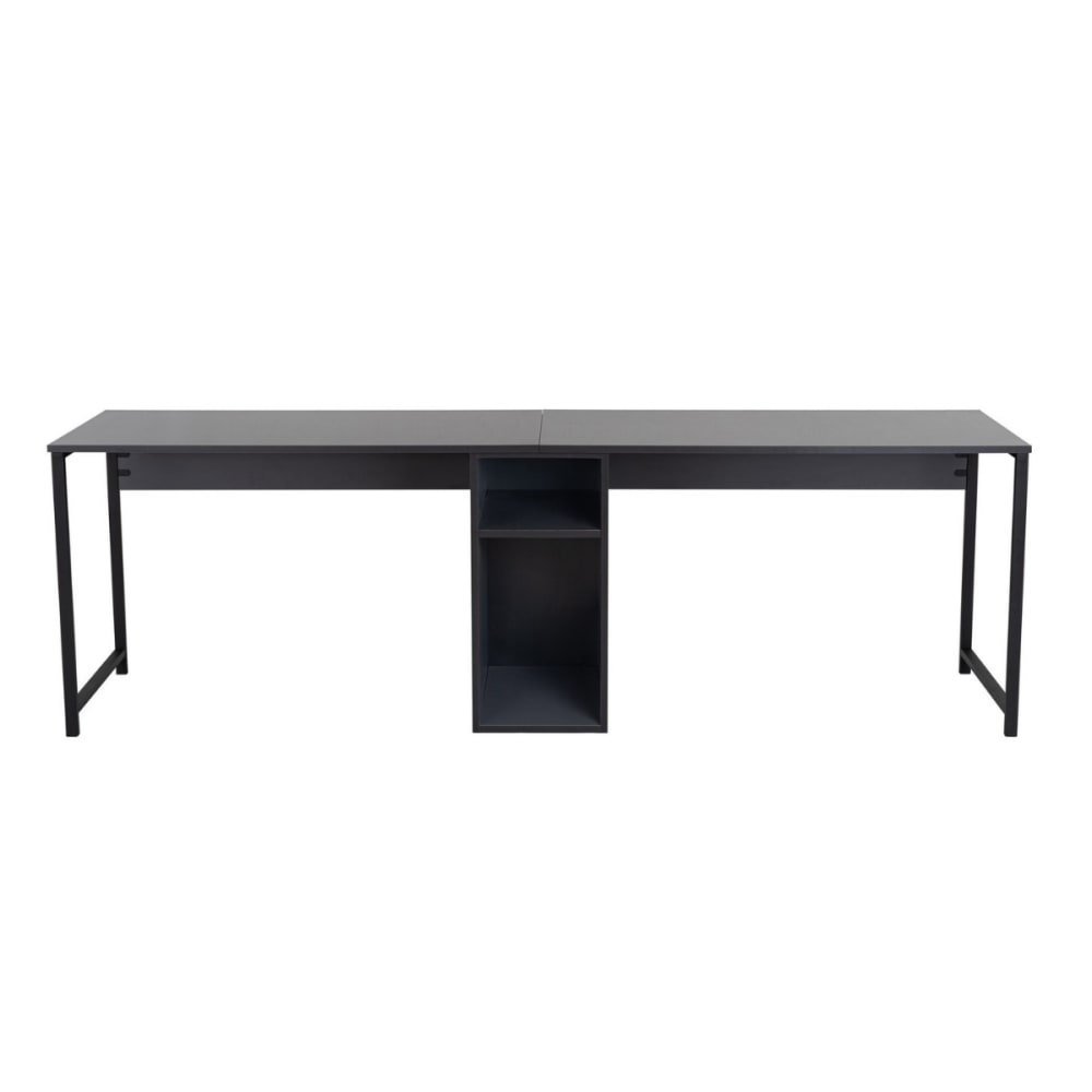 wohnli-moebel-suche-Doppelschreibtisch-L240-cm-TWIN-Anthrazitgrau Wohnli Möbelsuche - Doppelschreibtisch L240 cm - TWIN - Anthrazitgrau
