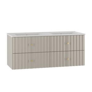 Wohnli Möbelsuche - Doppelwaschtisch 4 Schubladen