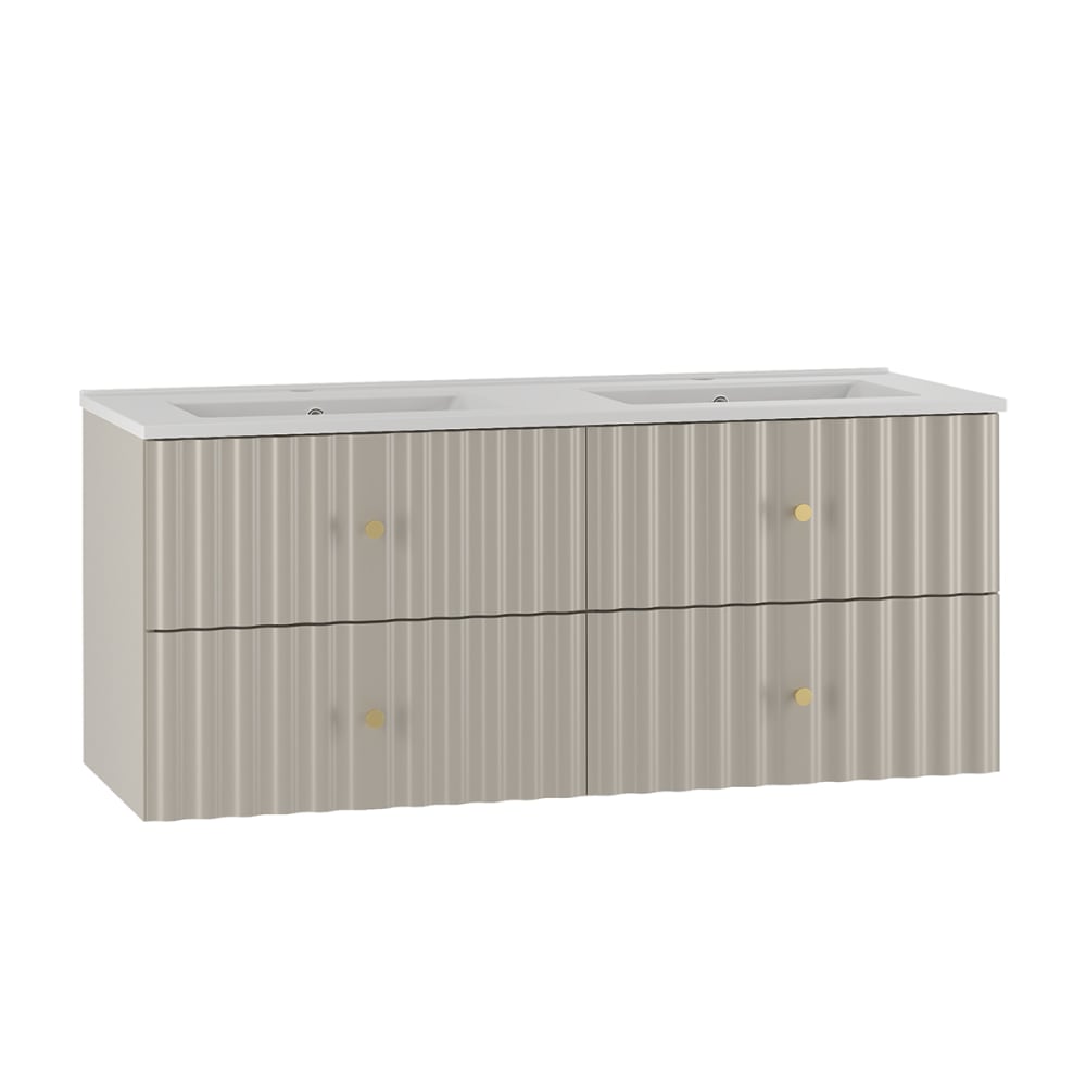 Wohnli Möbelsuche - Doppelwaschtisch 4 Schubladen