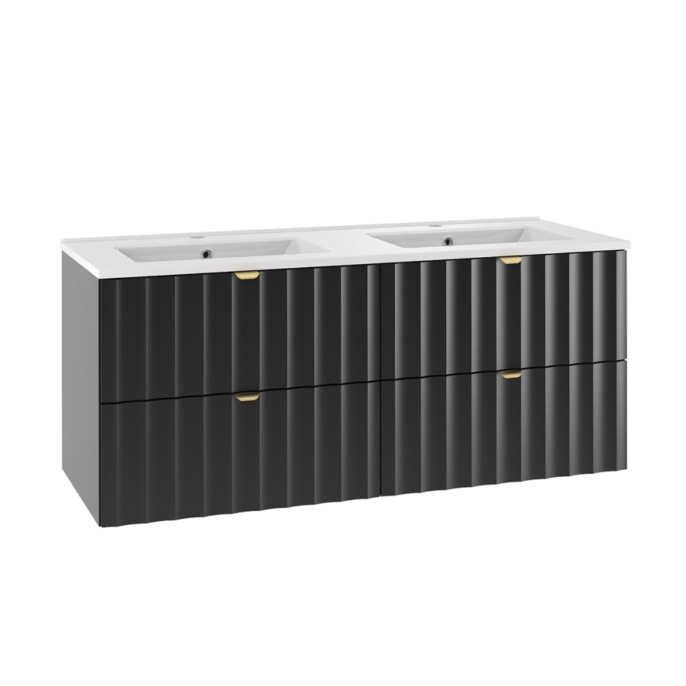 Wohnli Möbelsuche - Doppelwaschtisch 4 Schubladen