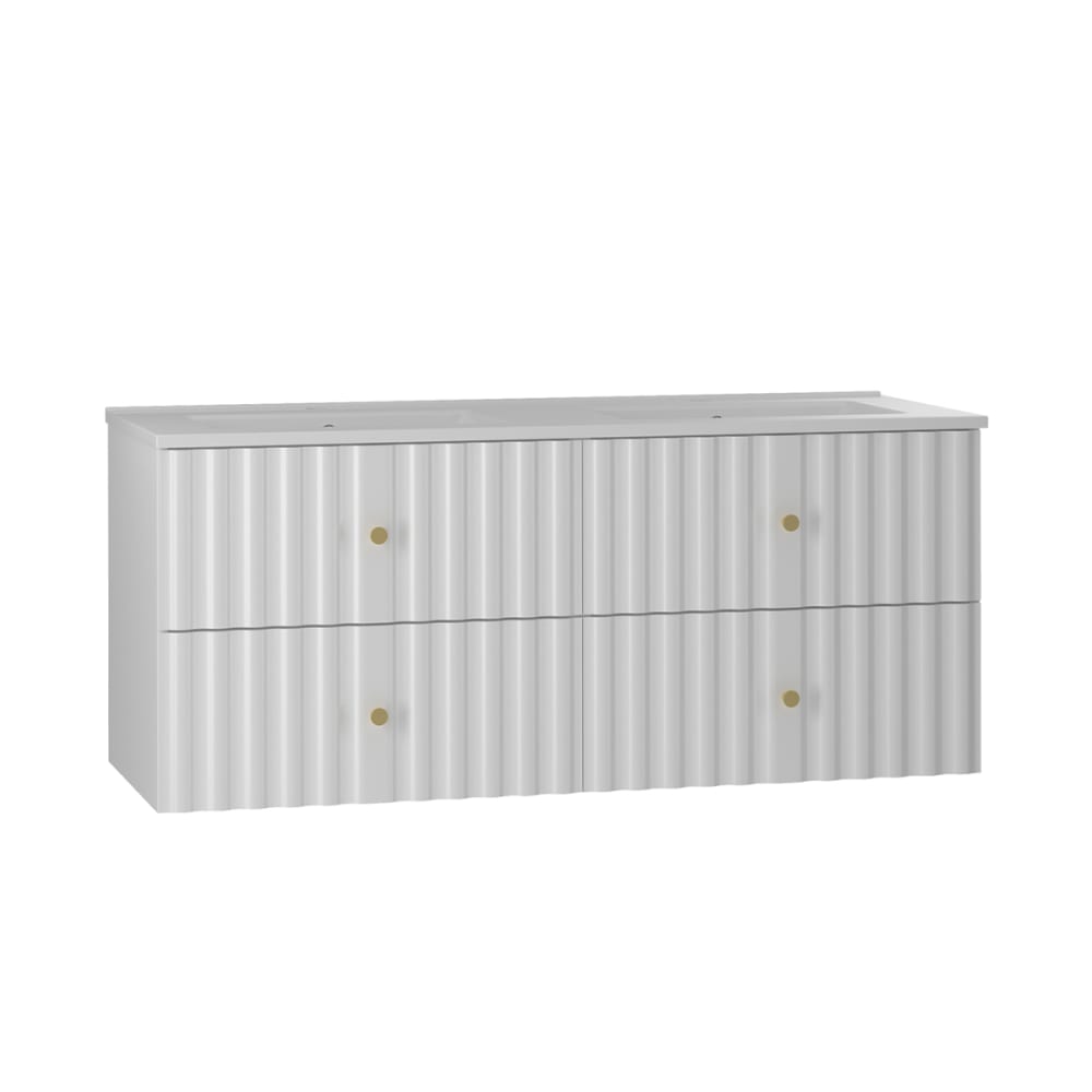 Wohnli Möbelsuche - Doppelwaschtisch 4 Schubladen